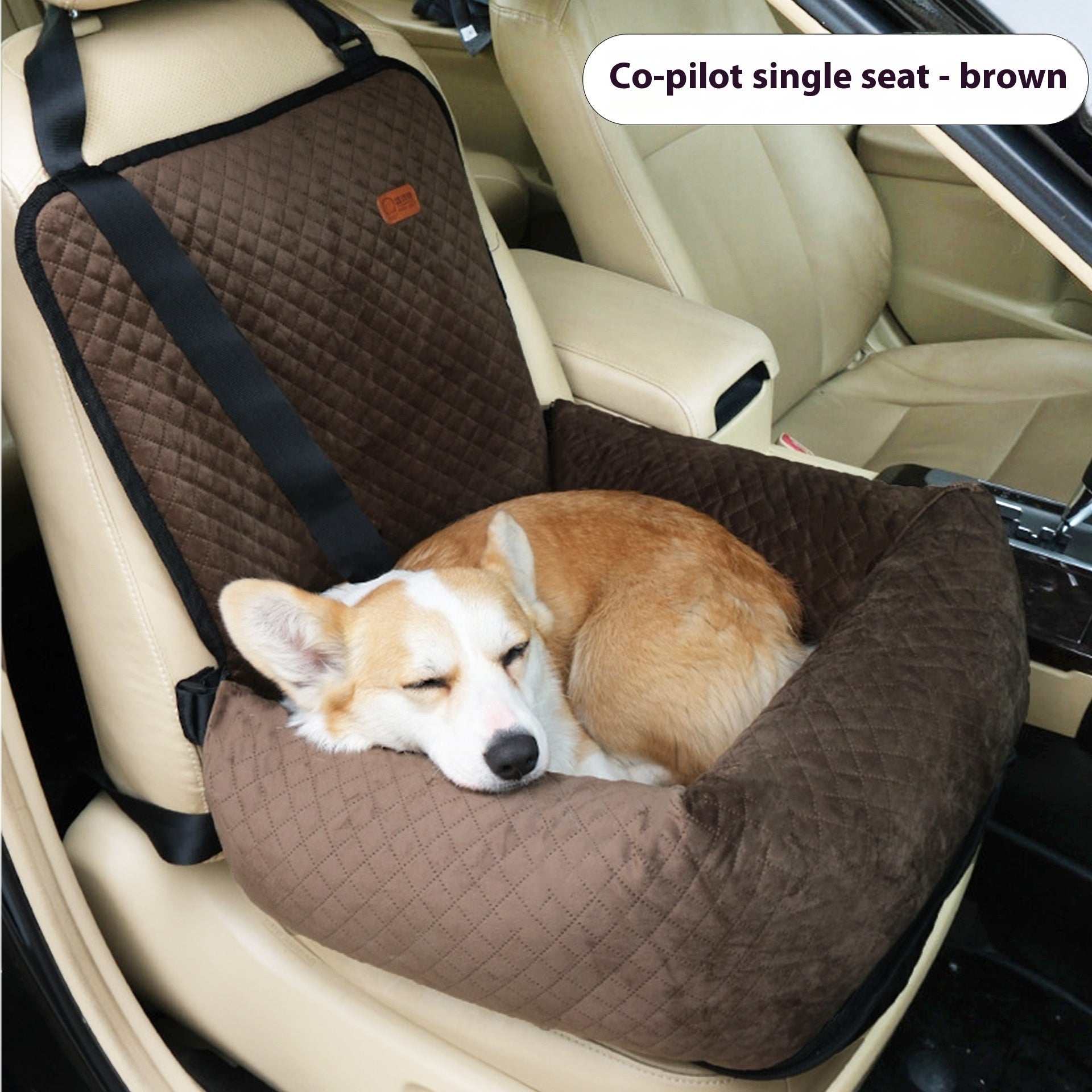 Car Pet Bed – Cozy Travel Seat Cushion for Dogs