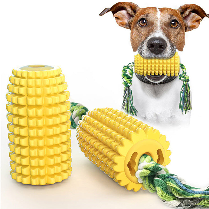 Strong Chew-Resistant Corn Toy – Keep Dogs Busy & Happy