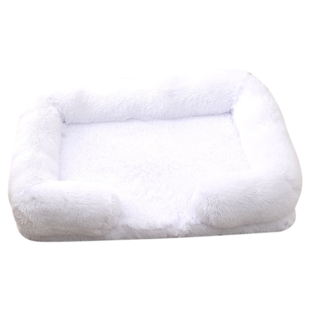 Warm Plush Dog Bed for Snuggly Winter Nights