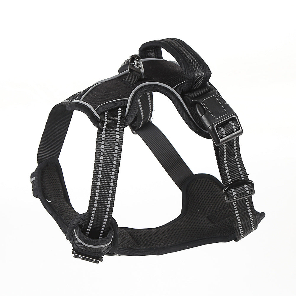 Adjustable Dog Harness Vest – Safe, Comfy & Reflective