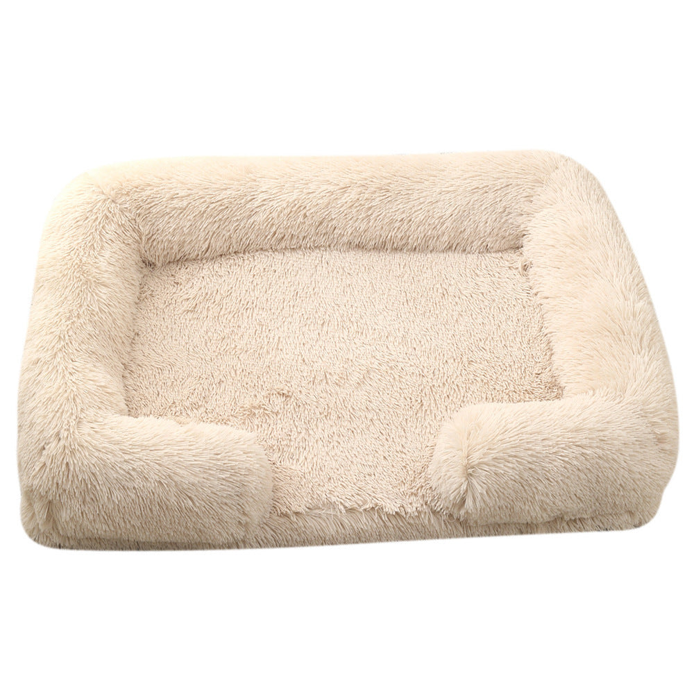 Warm Plush Dog Bed for Snuggly Winter Nights