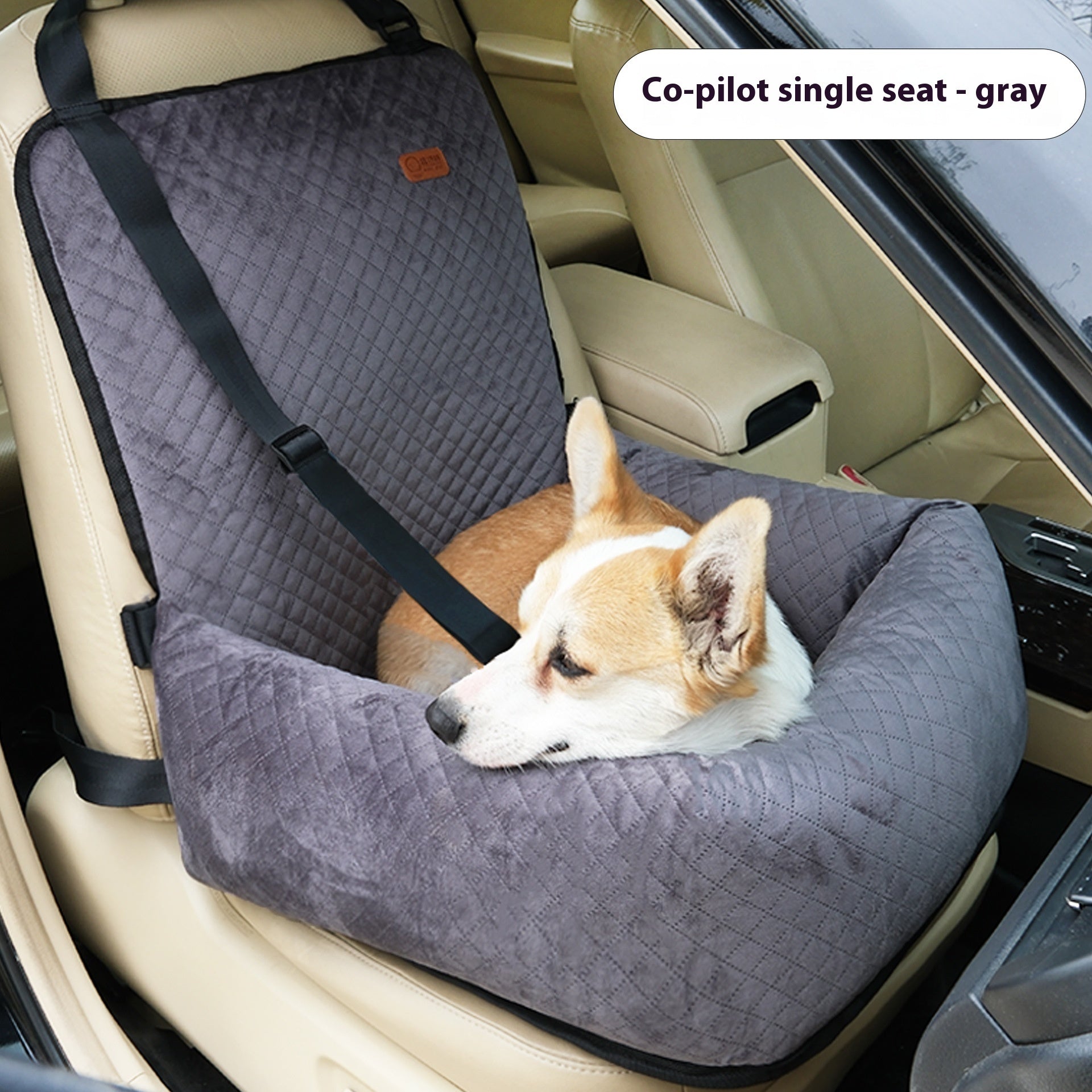 Car Pet Bed – Cozy Travel Seat Cushion for Dogs