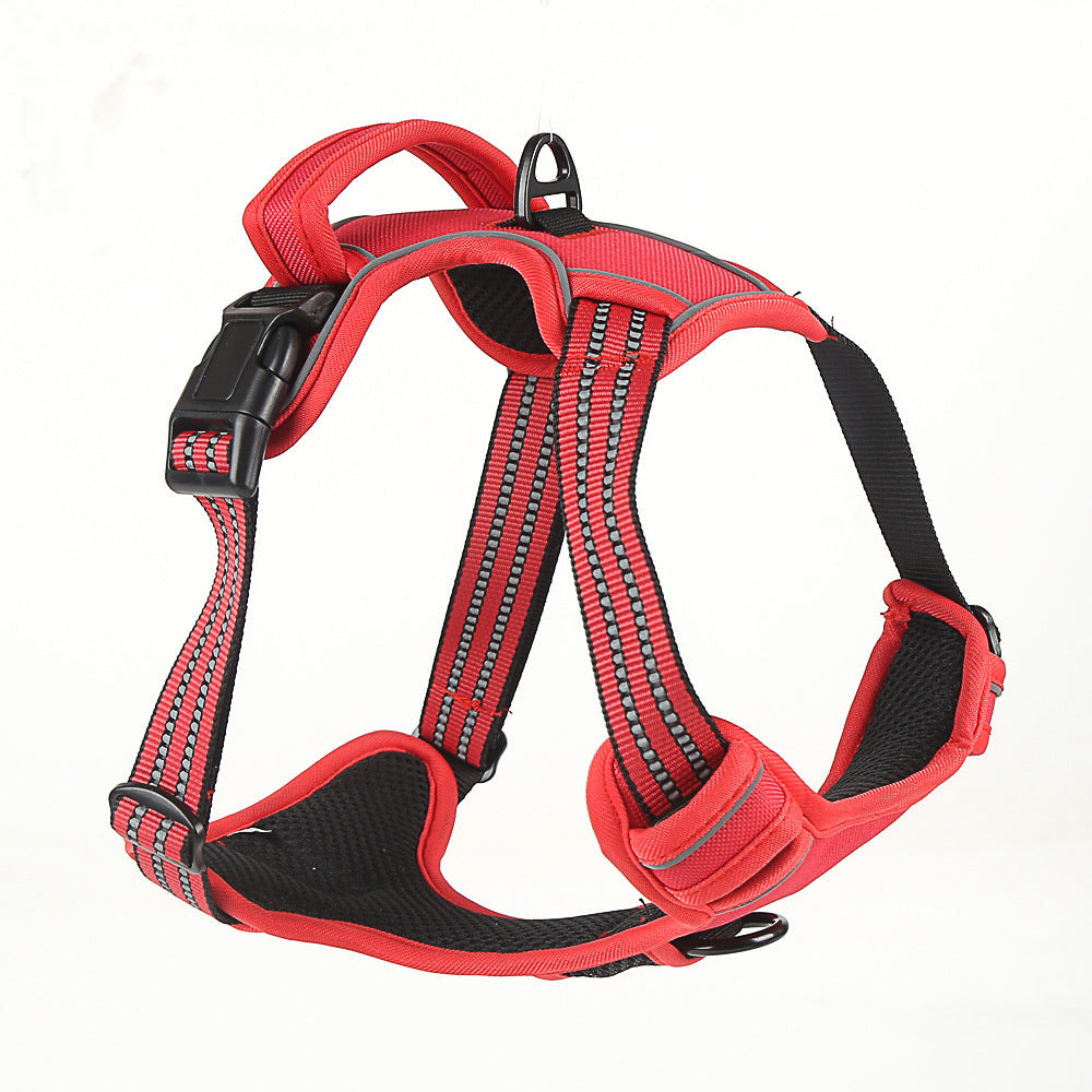 Adjustable Dog Harness Vest – Safe, Comfy & Reflective