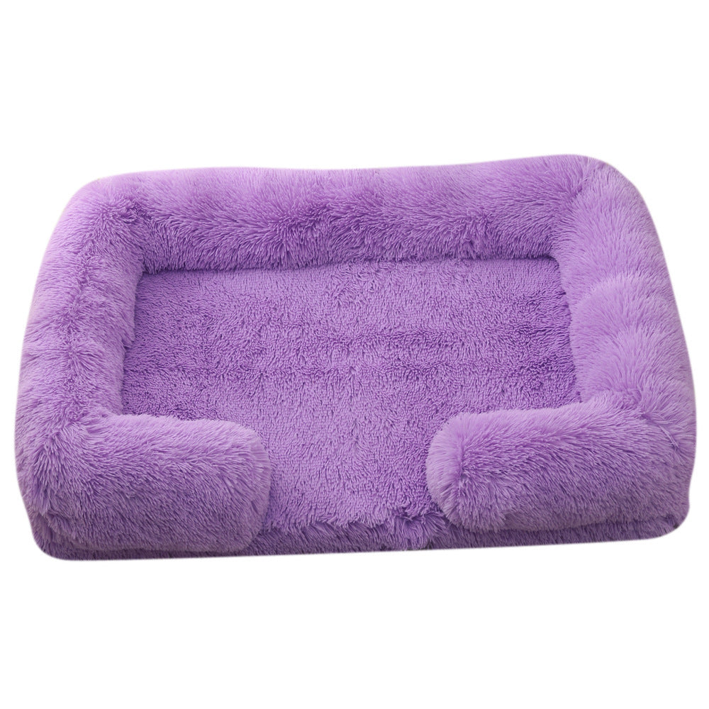 Warm Plush Dog Bed for Snuggly Winter Nights