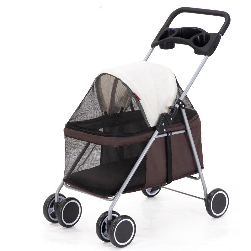 Foldable Pet Stroller – Travel Light with Your Buddy