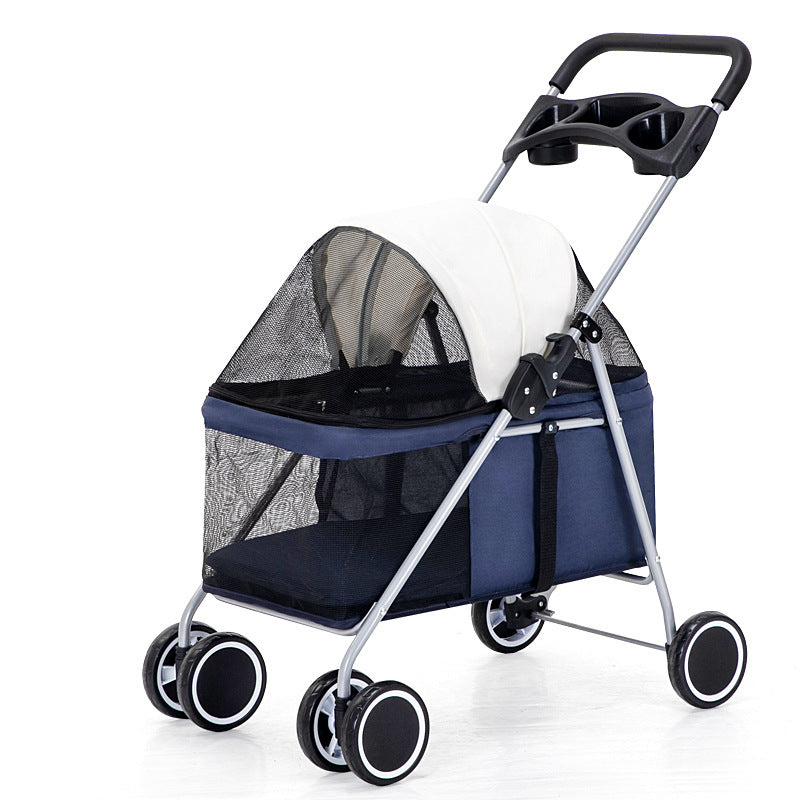 Foldable Pet Stroller – Travel Light with Your Buddy