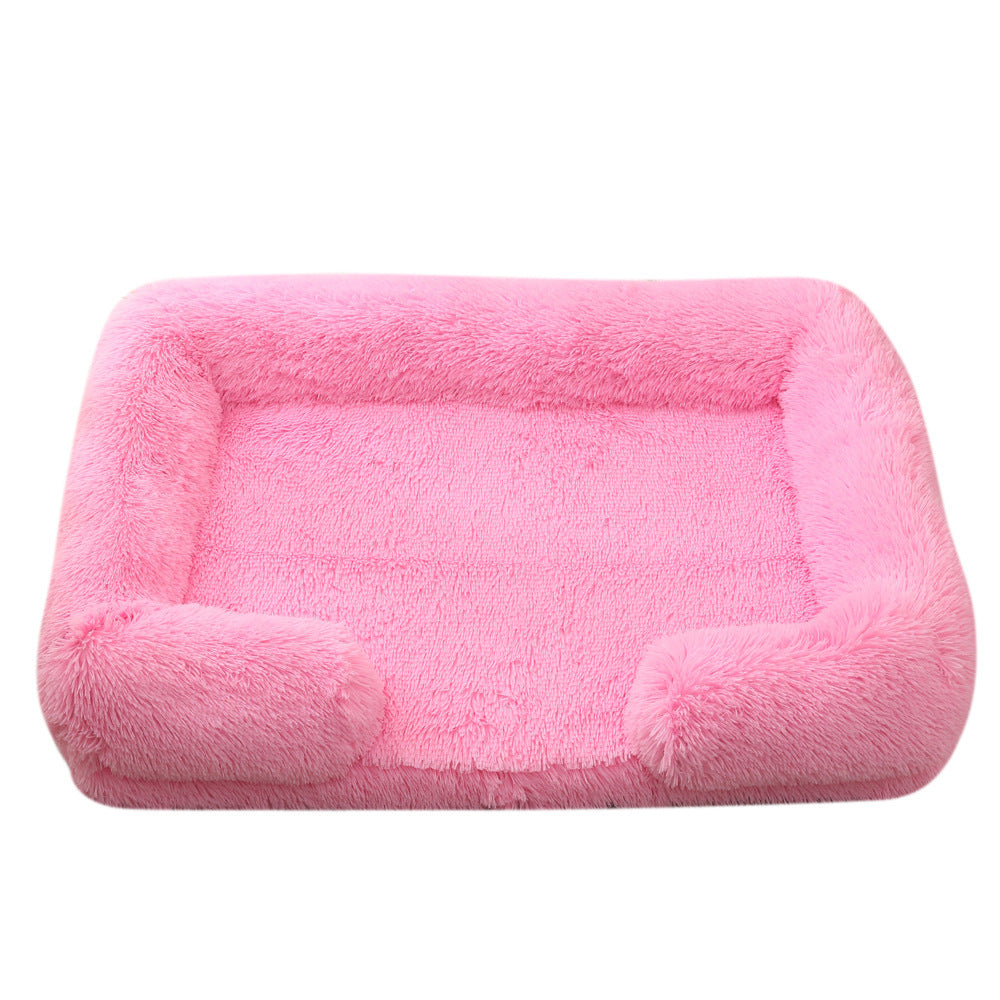 Warm Plush Dog Bed for Snuggly Winter Nights