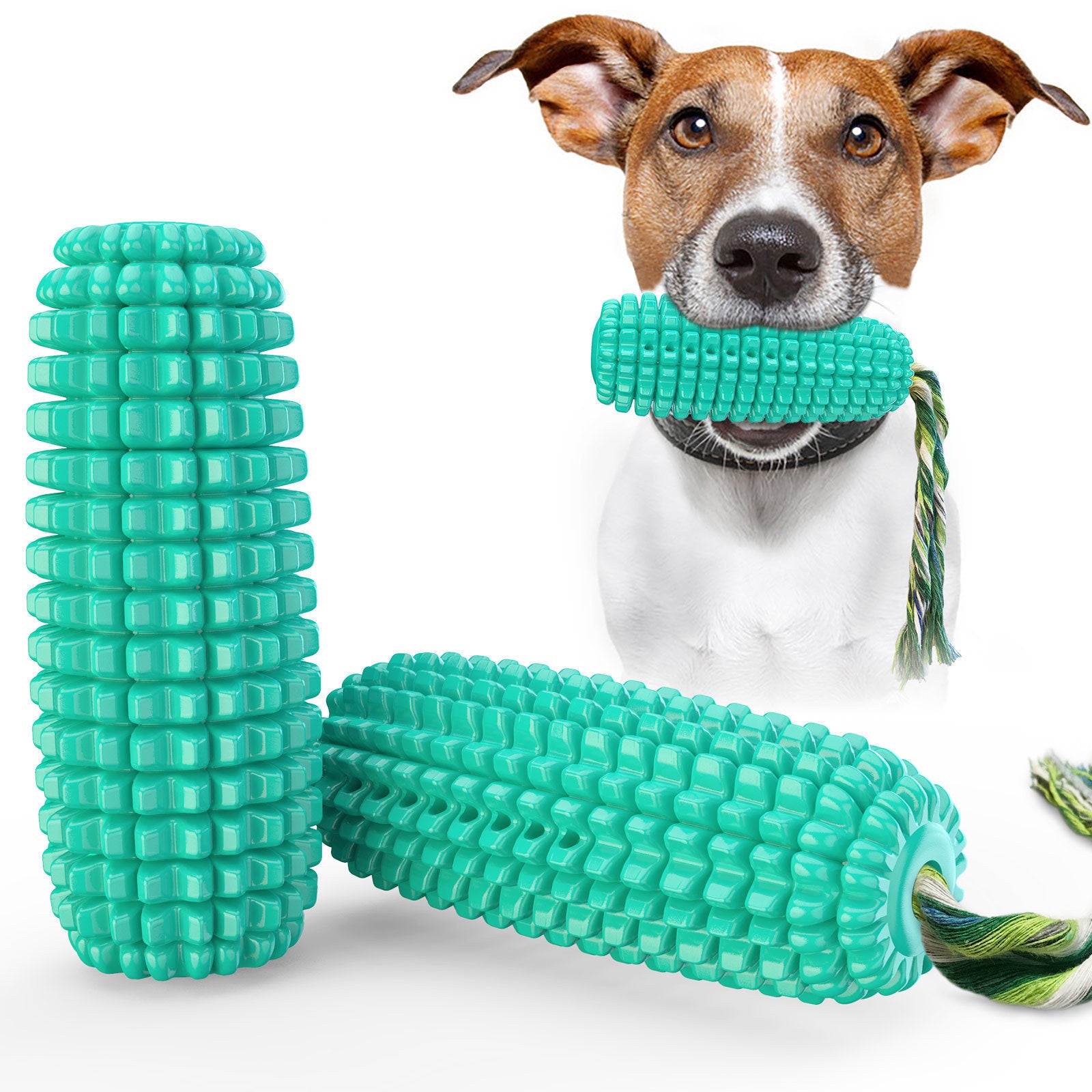 Strong Chew-Resistant Corn Toy – Keep Dogs Busy & Happy