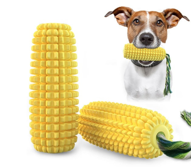 Strong Chew-Resistant Corn Toy – Keep Dogs Busy & Happy