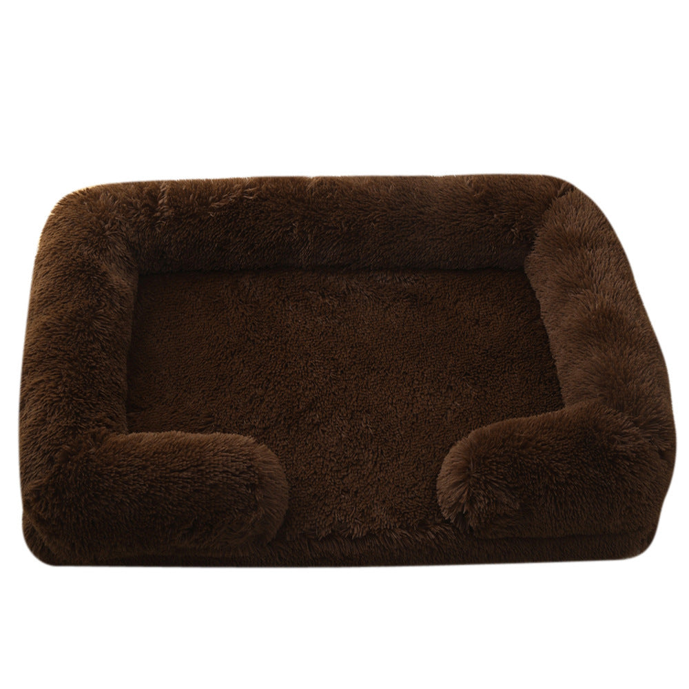 Warm Plush Dog Bed for Snuggly Winter Nights