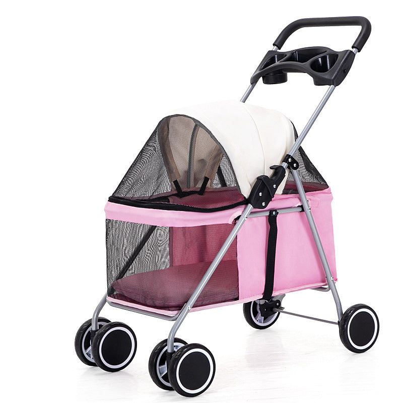 Foldable Pet Stroller – Travel Light with Your Buddy