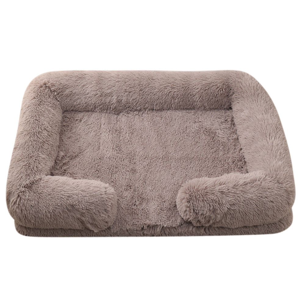 Warm Plush Dog Bed for Snuggly Winter Nights
