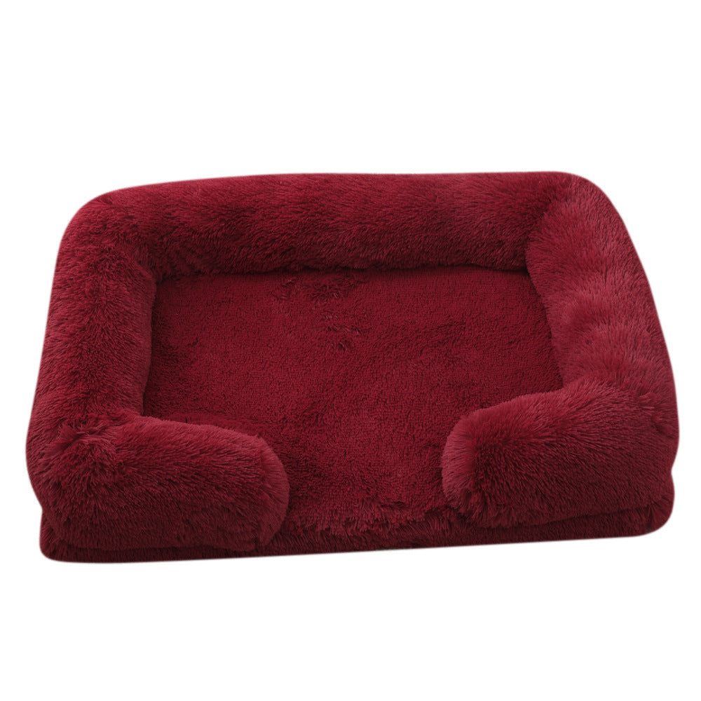 Warm Plush Dog Bed for Snuggly Winter Nights