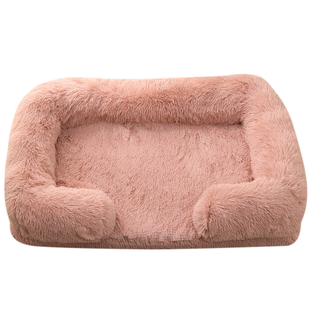 Warm Plush Dog Bed for Snuggly Winter Nights